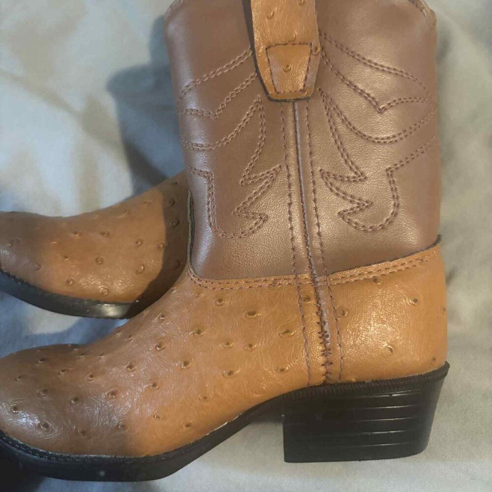 Size 11/12 Old West Kids' Brown Cowboy Boots - #OR-1017